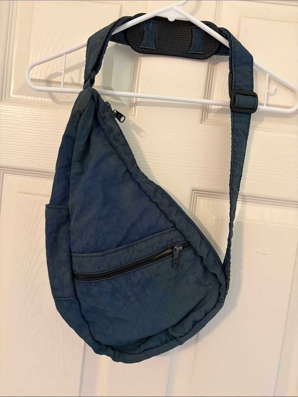 Ameribag Sling Crossbody Bag - Heather Slate Blue Great condition. HealthyBack